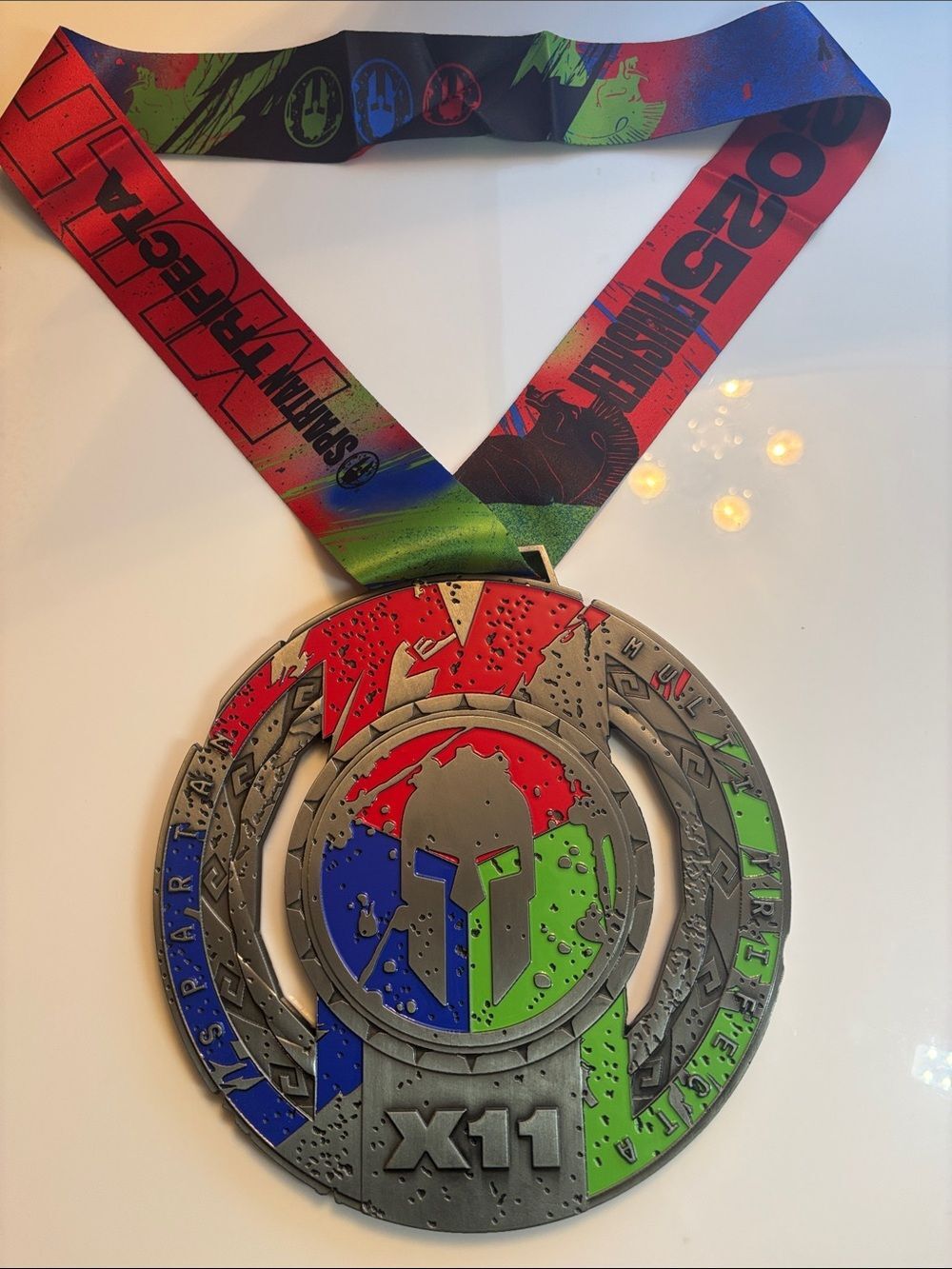 Spartan 11X Trifecta Medal Multifecta